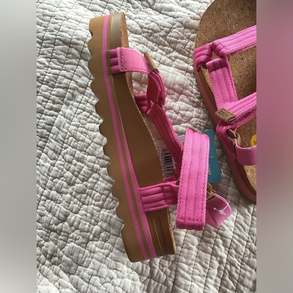 New Reef Women Rem Hi Cushion Pink Summer Sandals Size 7.5 With Tags - Picture 6 of 6